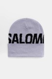 Salomon căciulă culoarea violet, LC2630100