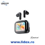 Casti Wireless matcso LX10, Bluetooth 5.4+EDR Conexiune Stabila, Redare pana la 6 h, Autonomie carcasa 43 h, (ANC) Anulare Activa a Zgomotului pentru