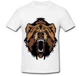 Tricou &quot; Vector grizzly bear &quot;