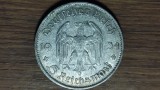 Germania nazista argint 900 - 5 Mark / Reichsmark 1934 G - litera rara, pentru cunoscatori - Potsdam Garrison Church - printre cele mai cautate piese