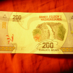 Bancnota Madagascar 2017 200 ariary