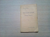 FLORICA RADULESCU (autograf) - EPIGRANE si Ganduri Raslete -1934, 80 p., Alta editura