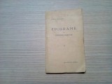 FLORICA RADULESCU (autograf) - EPIGRAME si Ganduri Raslete -1934, 80 p.