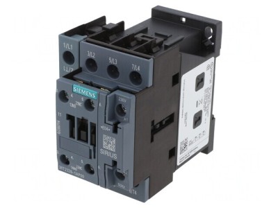 Contactor 4-poli 230VAC cu 4 contacte auxiliare NO/NC foto