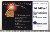 bnk card Cartela telefonica - P-18c 1999 50000 lei Eclipsa