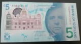 B11 - Bancnota foarte veche - Marea Britanie - Scotia - 5 lire sterline