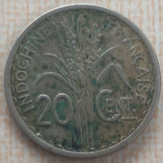 (M2107) MONEDA INDOCHINA FRANCEZA - 20 CENTIMES 1941, ADMINISTRATIE FRANCEZA