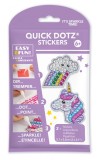 Cumpara ieftin Set creativ super-rapid, autocolante BIG DOTZ - Nor cucubeu si Unicorn, Diamond Dotz&reg;