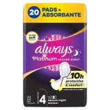 Absorbante Platinum Secure Night, 20 bucati, Always