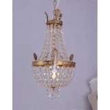 Lampa din alama masiva cu cristale KKC001, Lustre