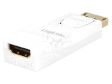 Adaptor DisplayPort la HDMI Alb