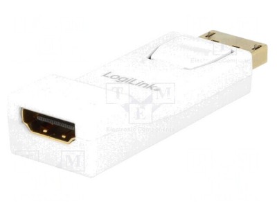 Adaptor DisplayPort la HDMI Alb foto