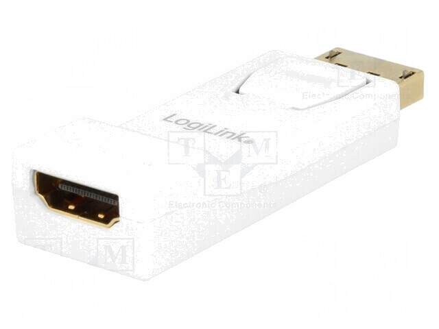 Adaptor DisplayPort la HDMI Alb