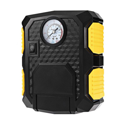 Compresor aer auto, Verk Group, 12 V, 150 PSI, 10 bar, cu LED, manometru, 19.5x15.5x7.5 cm foto