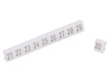 Marcaj Alb 4.5mm 250buc PCV