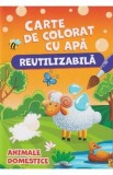 Animale domestice. Carte de colorat cu apa (reutilizabila)
