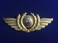 INSIGNA MILITARA - CUC - COIFURA - RSR - OFITER SUPERIOR (varianta mare) foto