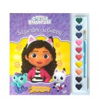 Gabby&amp;#039;s Dollhouse. Sa pictam cu Gabby. Carte de colorat cu pensula si acuarele, Litera