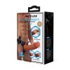 Strap-On Dildo Vibrator Pretty Love Marion, Telecomanda, Stimulare Clitoris, Ham Reglabil, Rezistent la Apa, Lungime 19cm