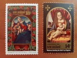 NEW-ZEALAND.-1981&amp;82-&#039;&#039;PICTURI- CELEBRE-RELIGIE&#039;&#039;CRACIUN-81si82-MADONA cu Pruncul&#039;&#039;-2v..-MNH NESTAMP. -Calitate EXTRA, Nestampilat