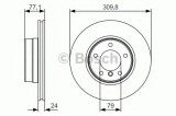 Disc frana BMW Seria 5 Touring (E61) (2004 - 2010) BOSCH 0 986 479 S29
