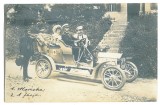 4836 - BRASOV, old car, Romania - old postcard, real PHOTO - used - 1909, Circulata, Fotografie