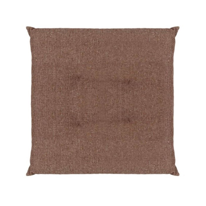 Perna pentru scaun, 40x40 cm, Maro, Bumbac/Poliester, ATU-080223