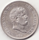 Moneda Regatul celor Doua Sicilii - 120 Grana 1857 - Argint, Europa