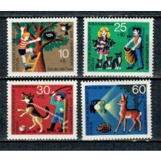 Berlin 1972 - Protectia animalelor, serie neuzata