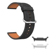 Curea piele, compatibila Samsung Galaxy Watch8 Classic 46mm, 18cm, Negru