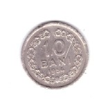Moneda 10 Bani 1954 Rom&acirc;nia, Zg&acirc;rieturi Avers, Numismatică Rară