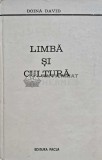 Cumpara ieftin Limba si cultura - 1980 - Doina David (@D164)