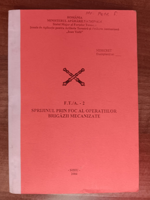 myh 36s - Sprijinul operatiilor mecanizate - ed 2004