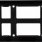 ADAPTOR SPACER fixare HDD/ SSD 2.5&quot; in bay de 3.5&quot;, 2 x 2.5&quot;, &quot;SPR-25352x&quot;
