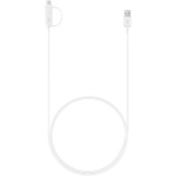 Cablu date Samsung EP-DG930DWEGWW, Combo (Type-C &amp; Micro USB), Alb