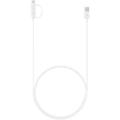 Cablu date Samsung EP-DG930DWEGWW, Combo (Type-C &amp;amp; Micro USB), Alb foto