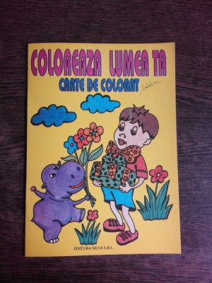 COLOREAZA LUMEA TA, CARTE DE COLORAT foto