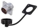 Conector circular WEIPU soclu tată 2 pini IP67 WF16 10A 500V lipire