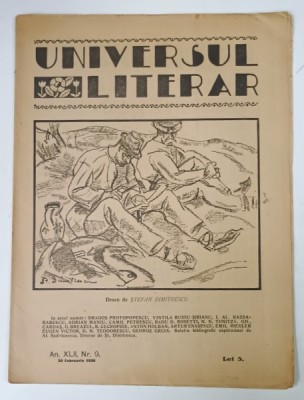 UNIVERSUL LITERAR , No. 9 , 1926 foto