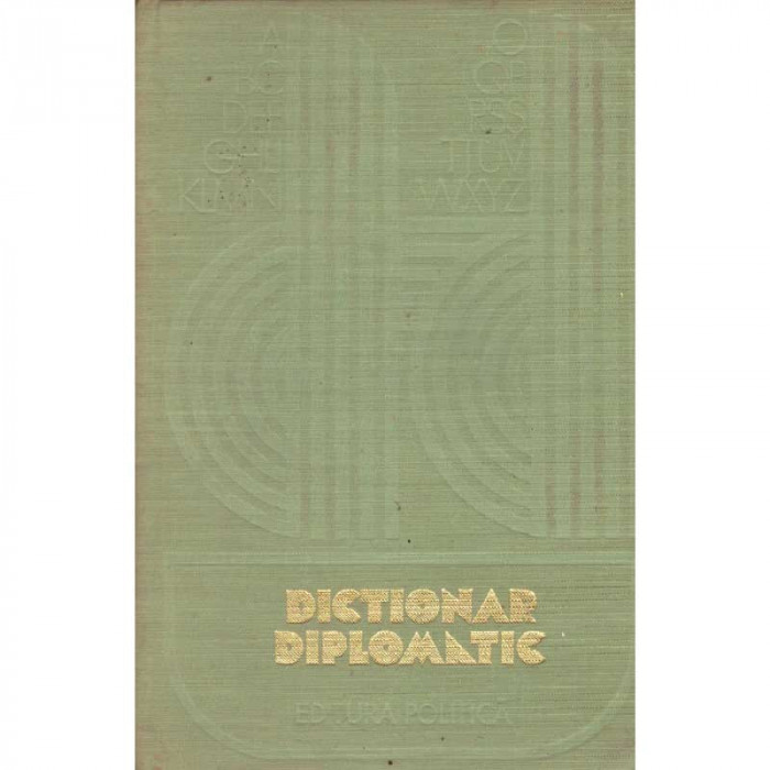 Autor colectiv - Dictionar diplomatic - 130009