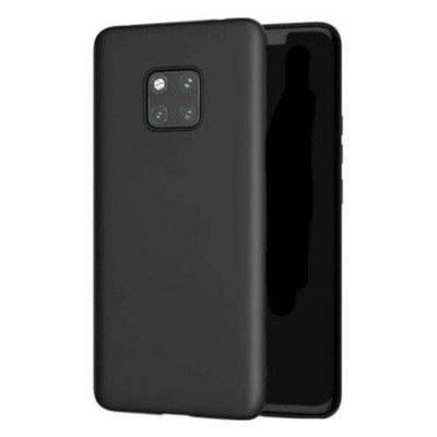 Husa pentru Huawei MATE 20 PRO, GloMax Perfect Fit, Negru foto