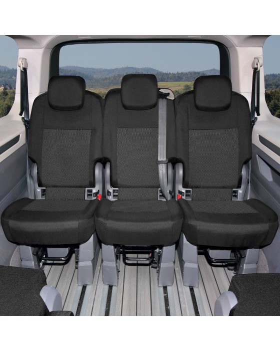 Set huse scaune auto Kegel Tailor Made pentru VW T7 Multivan (2021-), set 3 huse scaune individuale rand 2 si 3