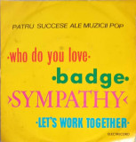 Disc vinil, LP. PATRU SUCCESE ALE MUZICII POP: WHO DO YOU LOVE ETC.-COLECTIV, Rock and Roll