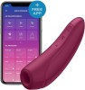 Vibrator Satisfyer Curvy Air Pulse Rosu
