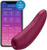 Vibrator Satisfyer Curvy Air Pulse Rosu