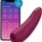 Vibrator Satisfyer Curvy Air Pulse Rosu