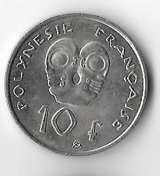 Moneda 10 francs 2007 - Polinezia Franceza