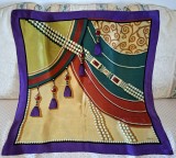 Batic/ Esarfa matase naturala, vintage - CODELLO