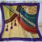 Batic/ Esarfa matase naturala, vintage - CODELLO