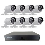 Sistem de supraveghere Jortan, 8 camere, HDMI, Wireless